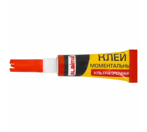 Клей моментальный (суперклей) LAIMA, 3 г, УЛЬТРАПРОЧНЫЙ, отрывная мультикарта, 605567