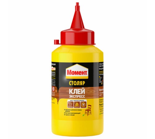 Клей специальный МОМЕНТ Столяр, 250 г, для различных пород дерева, 422981