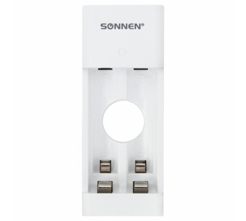 Зарядное устройство с аккумуляторами 2 шт. AAA (HR03), 1000 mAh, SONNEN BC2, в блистере, 455004 Зарядное устройство с аккумуляторами 2 шт. AAA (HR03), 1000 mAh, SONNEN BC2, в блистере, 455004
