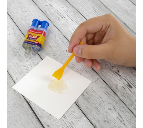 Клей универсальный эпоксидный шприц (смола+отвердитель) 3+3 мл суперпрочный, BRAUBERG EXTRA, 608104