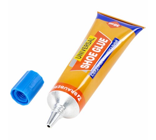 Клей универсальный обувной водостойкий BRAUBERG EXTRA, 30 мл, прочный, блистер, 608105