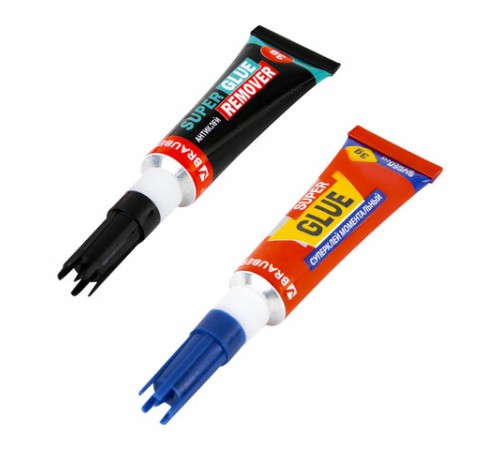 Клей моментальный Суперклей 5 шт. по 3 г + 