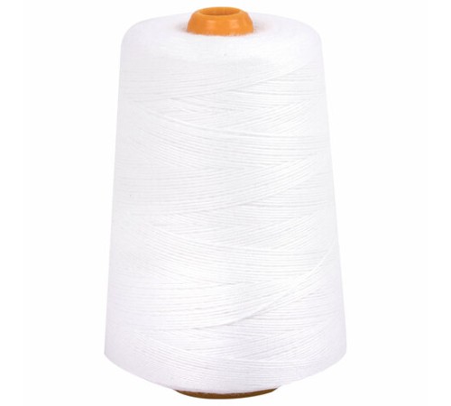 Нить лавсановая для прошивки, БЕЛАЯ диаметр 1 мм, 1000 м, ЛШ 210, BRAUBERG ORIGINAL, 608921