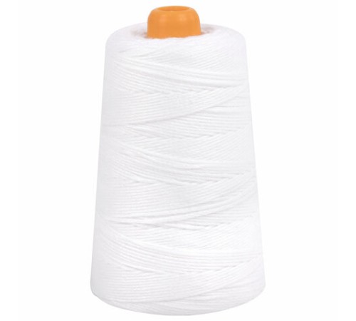 Нить лавсановая для прошивки, БЕЛАЯ диаметр 2 мм, 250 м, ЛШ 640, BRAUBERG ORIGINAL, 608923