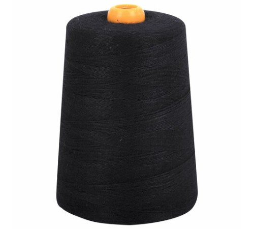 Нить лавсановая для прошивки, ЧЕРНАЯ, диаметр 1 мм, 1000 м, ЛШ 210, BRAUBERG ORIGINAL, 608924