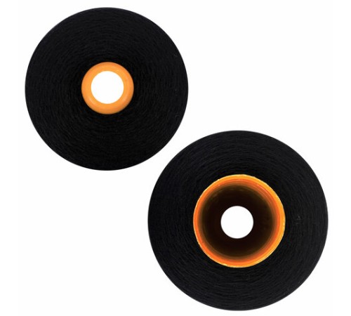 Нить лавсановая для прошивки, ЧЕРНАЯ, диаметр 1 мм, 1000 м, ЛШ 210, BRAUBERG ORIGINAL, 608924