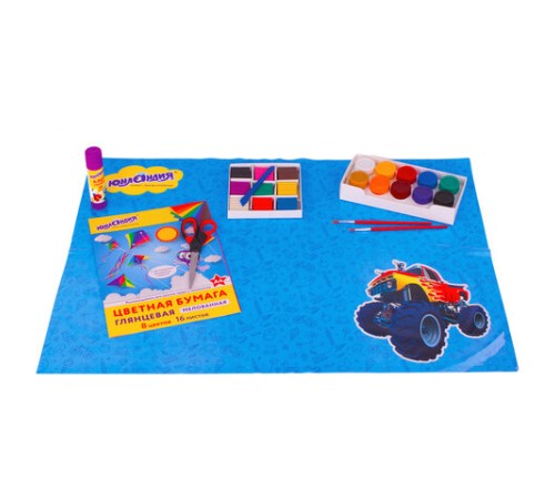 Настольное покрытие ЮНЛАНДИЯ для труда и творческих занятий, ПВХ, 