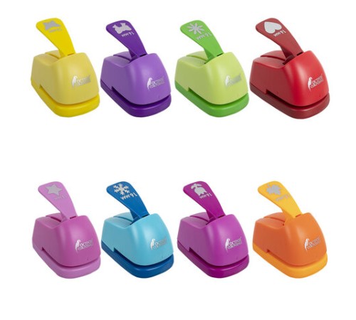 Дырокол фигурный 1 шт., диаметр вырубки 16 мм, 8 видов ассорти, ОСТРОВ СОКРОВИЩ, 665225