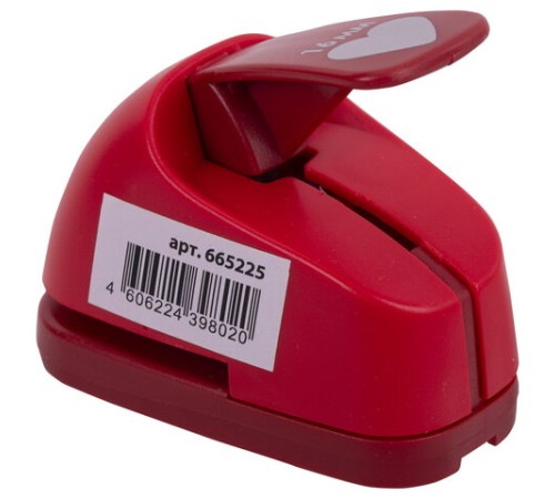 Дырокол фигурный 1 шт., диаметр вырубки 16 мм, 8 видов ассорти, ОСТРОВ СОКРОВИЩ, 665225