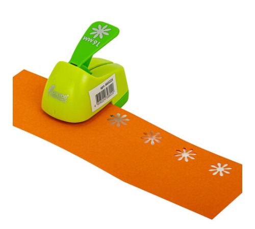 Дырокол фигурный 1 шт., диаметр вырубки 16 мм, 8 видов ассорти, ОСТРОВ СОКРОВИЩ, 665225