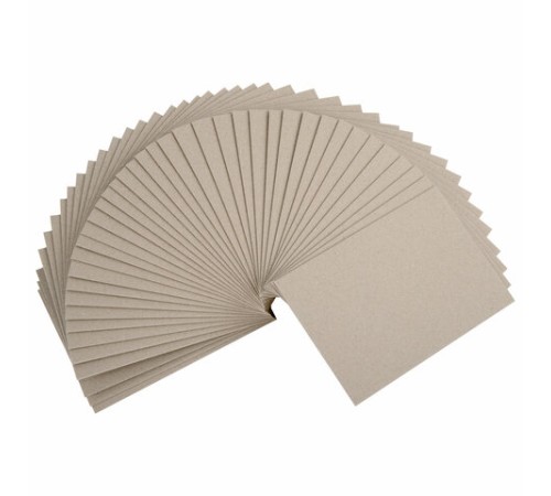 Картон переплетный, толщина 1,5 мм, А5 (148х210 мм), КОМПЛЕКТ 40 шт., BRAUBERG ART, 665559