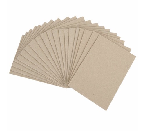 Картон переплетный, толщина 2,5 мм, А5 (148х210 мм), КОМПЛЕКТ 20 шт., BRAUBERG ART, 665560