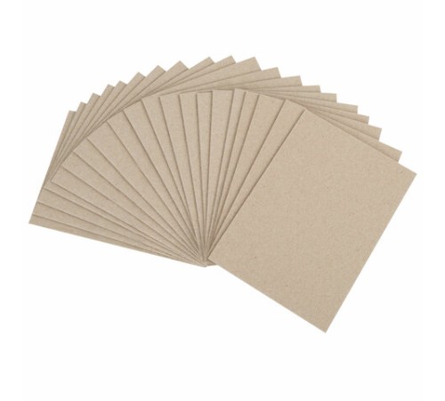 Картон переплетный, толщина 1,5 мм, А6 (105х148 мм), КОМПЛЕКТ 20 шт., BRAUBERG ART, 665561