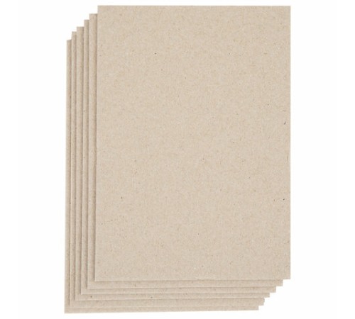 Картон переплетный, толщина 1,5 мм, А6 (105х148 мм), КОМПЛЕКТ 20 шт., BRAUBERG ART, 665561