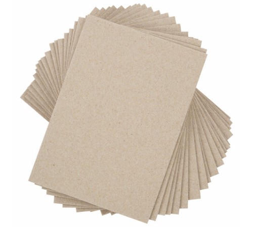 Картон переплетный, толщина 1,5 мм, А6 (105х148 мм), КОМПЛЕКТ 20 шт., BRAUBERG ART, 665561