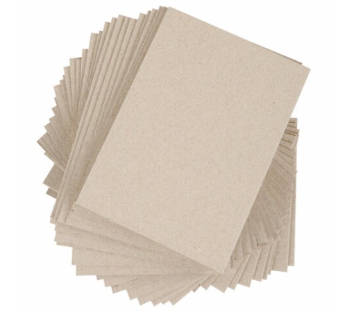 Картон переплетный, толщина 1,5 мм, А6 (105х148 мм), КОМПЛЕКТ 40 шт., BRAUBERG ART, 665562