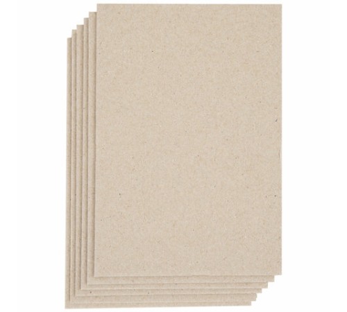 Картон переплетный, толщина 1,5 мм, А6 (105х148 мм), КОМПЛЕКТ 40 шт., BRAUBERG ART, 665562