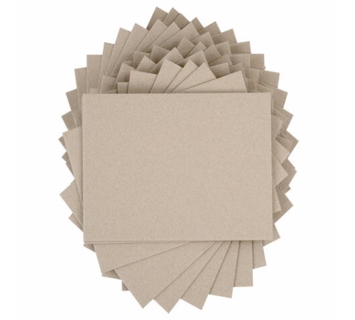 Картон переплетный, толщина 1,5 мм, А6 (105х148 мм), КОМПЛЕКТ 40 шт., BRAUBERG ART, 665562