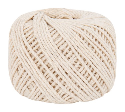 Шпагат хлопковый для прошивки документов, вязания, макраме, длина 100 м, диаметр 1,5 мм, BRAUBERG, 700361