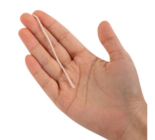 Шпагат хлопковый для прошивки документов, вязания, макраме, длина 100 м, диаметр 1,5 мм, BRAUBERG, 700361