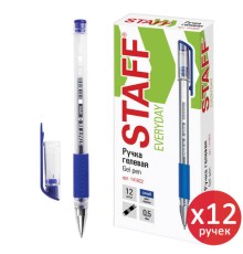 Ручка гелевая STAFF 