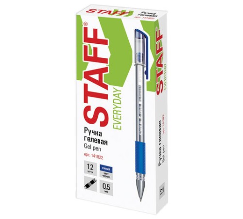 Ручка гелевая STAFF 