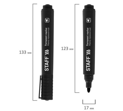 Маркер перманентный STAFF 