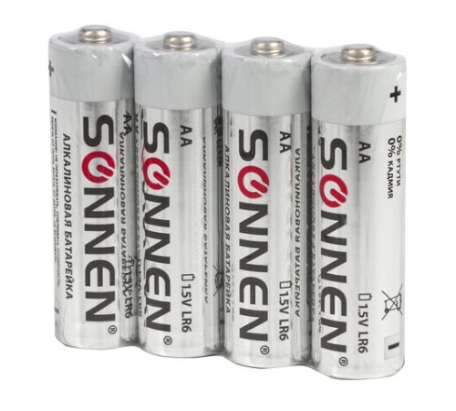 Батарейки КОМПЛЕКТ 30 (20+10) шт., SONNEN Alkaline, AA+ААА (LR6+LR03), в коробке, 455097 Батарейки КОМПЛЕКТ 30 (20+10) шт., SONNEN Alkaline, AA+ААА (LR6+LR03), в коробке, 455097
