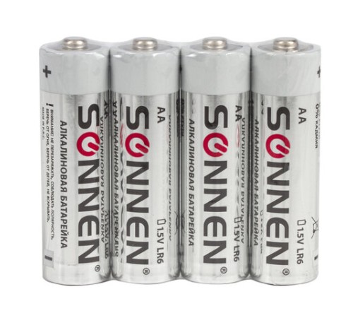 Батарейки КОМПЛЕКТ 30 (20+10) шт., SONNEN Alkaline, AA+ААА (LR6+LR03), в коробке, 455097 Батарейки КОМПЛЕКТ 30 (20+10) шт., SONNEN Alkaline, AA+ААА (LR6+LR03), в коробке, 455097