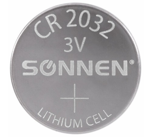 Батарейки литиевые SONNEN Lithium CR2032 "таблетки, дисковые, кнопочные" КОМПЛЕКТ 5 шт., блистер, 455504 Батарейки литиевые SONNEN Lithium CR2032 "таблетки, дисковые, кнопочные" КОМПЛЕКТ 5 шт., блистер, 455504