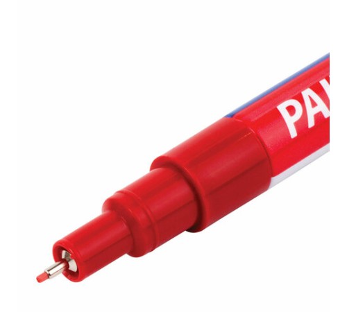 Маркер-краска лаковый EXTRA (paint marker) 1 мм, КРАСНЫЙ, УСИЛЕННАЯ НИТРО-ОСНОВА, BRAUBERG, 151964