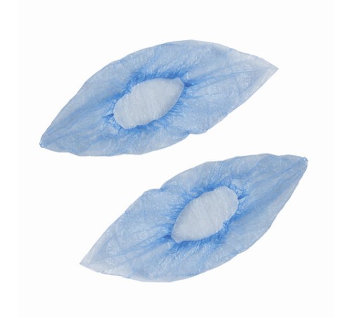 Бахилы КОМПЛЕКТ 100 штук (50 пар) в упаковке, СТАНДАРТ+, 40х14 см, 3 г, ПНД, LAIMA, 103424