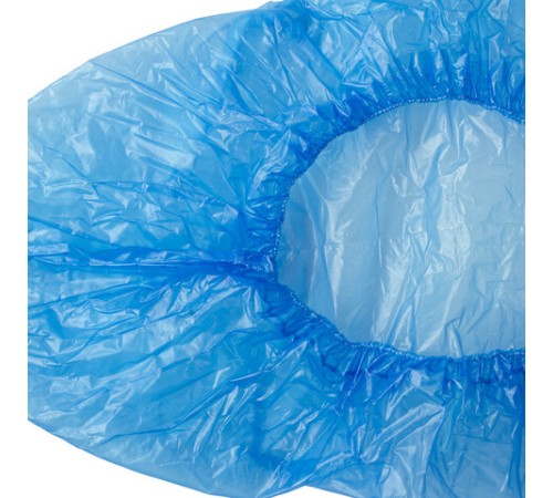 Бахилы КОМПЛЕКТ 100 штук (50 пар) в упаковке, ПРОЧНЫЕ, 40х14 см, 4 г, ПНД, LAIMA, 103425