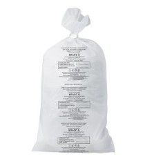 Мешки для мусора медицинские КОМПЛЕКТ 20 шт., класс А (белые), 100 л, 60х100 см, 14 мкм