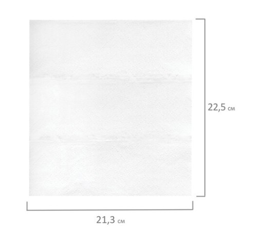 Полотенца бумажные 200 шт., LAIMA (H2) ADVANCED, 2-слойные, белые, КОМПЛЕКТ 21 пачка, 22,5х21,3, Z-сложение, 111337