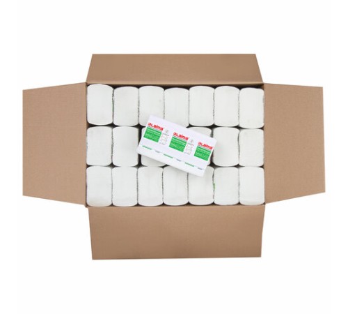 Полотенца бумажные 200 шт., LAIMA (H2) ADVANCED, 2-слойные, белые, КОМПЛЕКТ 21 пачка, 22,5х21,3, Z-сложение, 111337