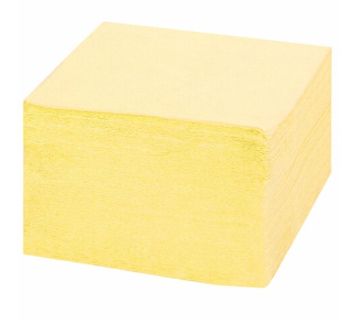 Салфетки бумажные 250 штук, 24х24 см, LAIMA, желтые, 100% целлюлоза, 111948