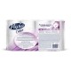 Бумага туалетная бытовая, спайка 8 шт., 4-слойная (8х16 м), PAPIA DELUXE, белая, 5080737