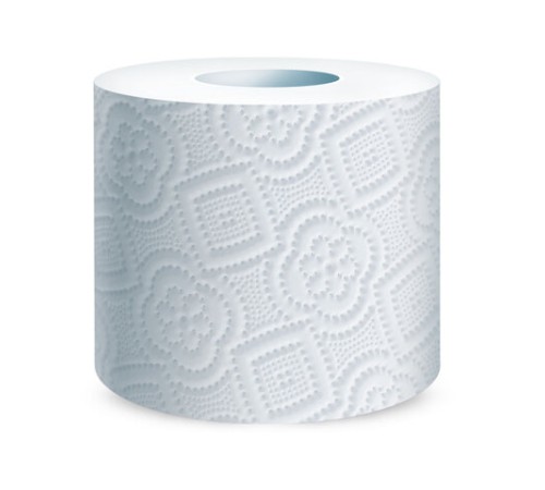 Бумага туалетная, спайка 8 шт., 2-слойная (8х16,2 м) Focus Economic Choice, белая, 5056378