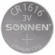 Батарейка литиевая SONNEN Lithium CR1616 "таблетка, дисковая, кнопочная" 1 шт., блистер, 455598