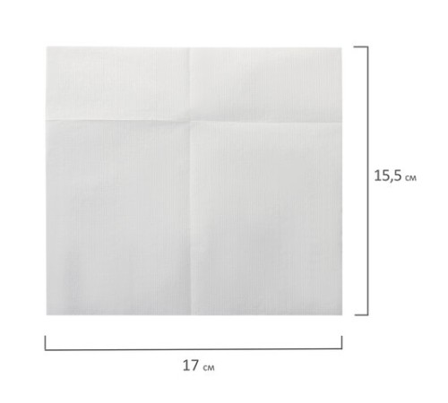 Салфетки бумажные для диспенсера, LAIMA (N2) PREMIUM, 1-слойные, КОМПЛЕКТ 30 пачек по 100 шт., 17x15,5 см, белые, 112509