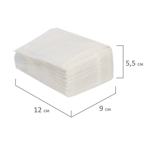 Салфетки бумажные для диспенсера, LAIMA (N2) PREMIUM, 1-слойные, КОМПЛЕКТ 30 пачек по 100 шт., 17x15,5 см, белые, 112509