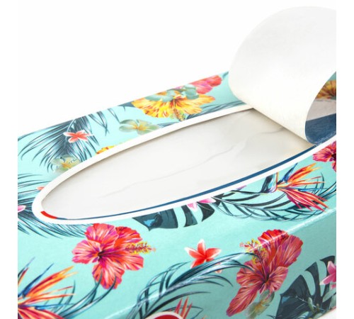 Салфетки косметические 100 шт. в картонном боксе 2-слойные, LAIMA 