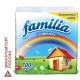 Салфетки бумажные 100 шт., 24x23 см, FAMILIA, белые, 100% целлюлоза, 5080553