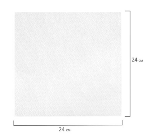 Салфетки бумажные 400 шт., 24х24 см, 
