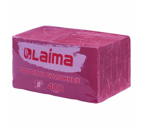 Салфетки бумажные 400 шт., 24х24 см, 