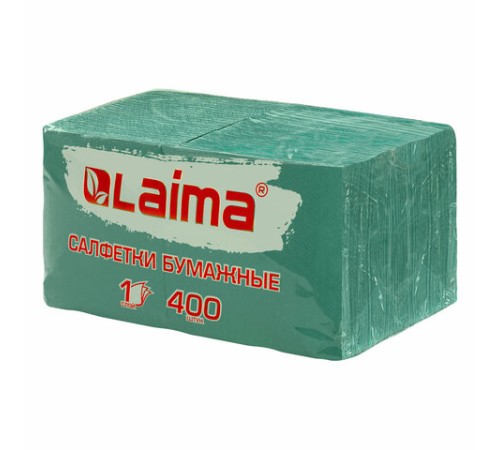 Салфетки бумажные 400 шт., 24х24 см, 