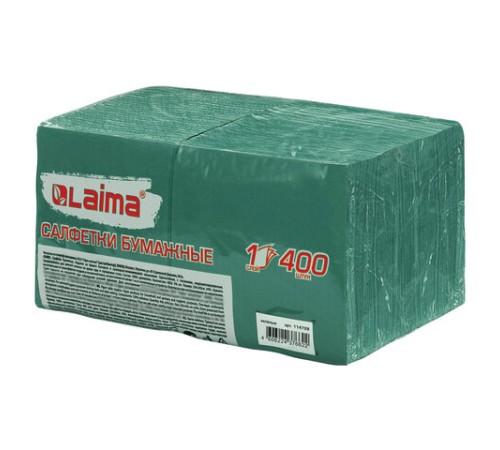 Салфетки бумажные 400 шт., 24х24 см, 