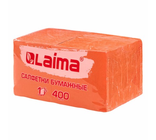 Салфетки бумажные 400 шт., 24х24 см, 