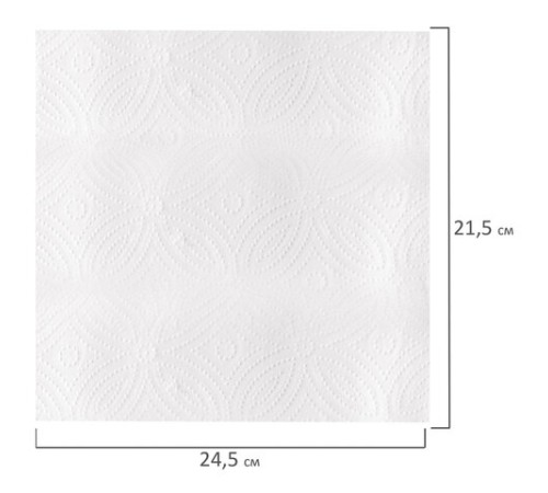 Полотенца бумажные 2-х слойные, спайка 6 рулонов (6х14,7 м), LAIMA LUXE, 100% целлюлоза, 114742